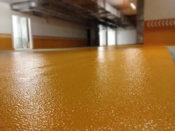 Portakal Desen Epoksi Zemin Kaplama